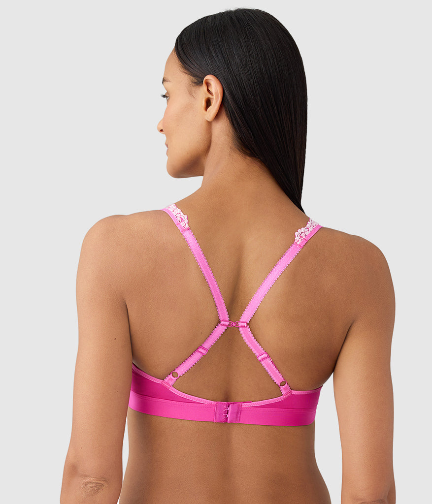 Wacoal Exclusive - Embrace Lace® Wire Free Bralette - Wild Azalea/Cradle Pink