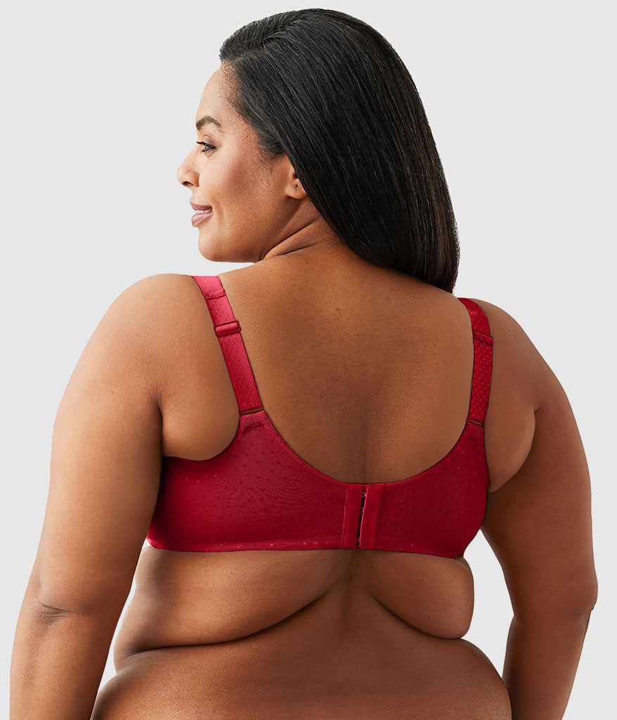 Wacoal Recommended - Back Appeal® H-K Cup Underwire Bra - Regina Red