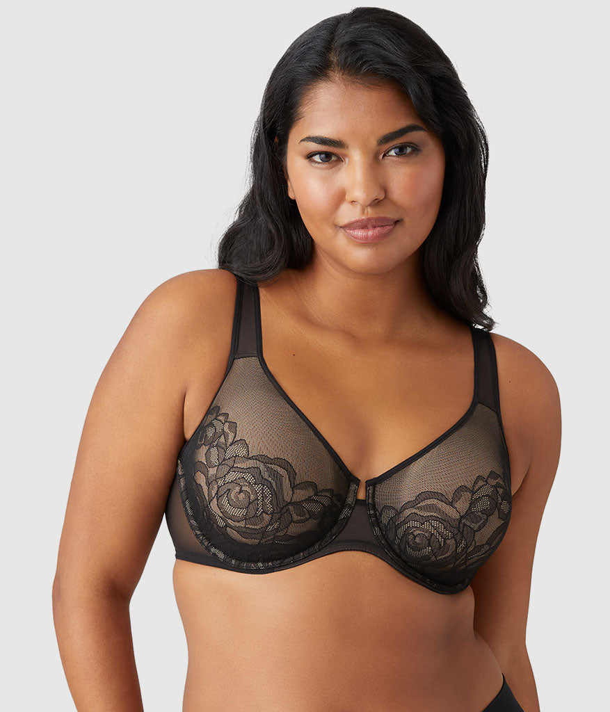 Wacoal Sale - Stark Beauty Underwire Bra - Black