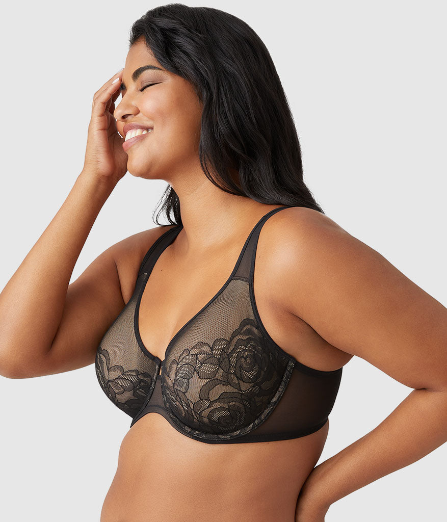 Wacoal Sale - Stark Beauty Underwire Bra - Black