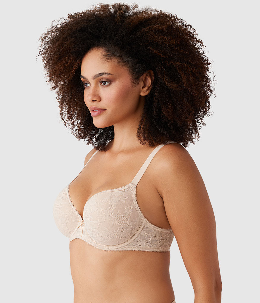 Wacoal Customer Favorite - Lace Finesse T-Shirt Bra - Sand