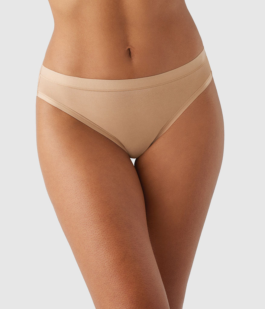Wacoal Featured - Understated Cotton Bikini - Praline
