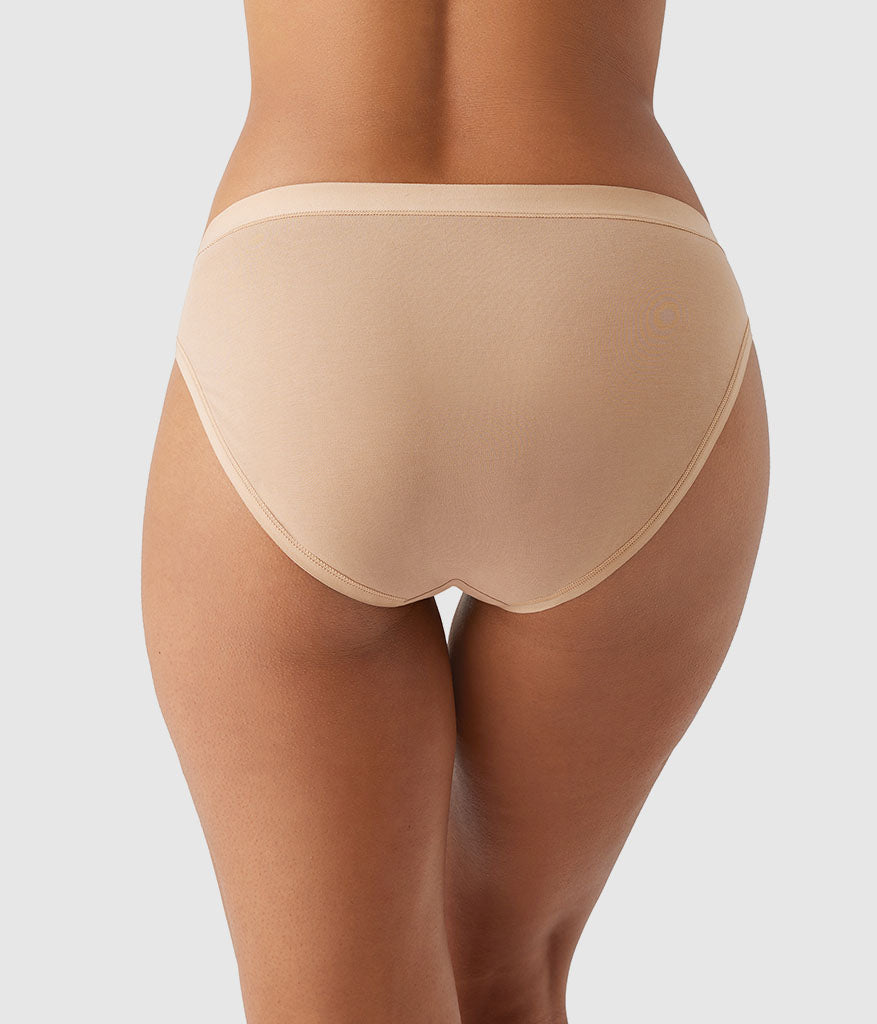 Wacoal Featured - Understated Cotton Bikini - Praline