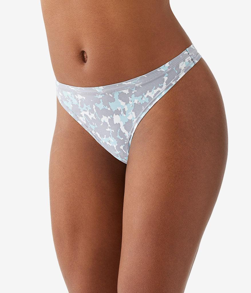 Wacoal Customer Favorite - Future Foundation Thong - Dream Blue/Gray Camouflage