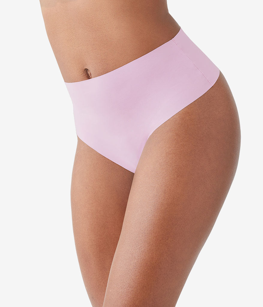 Wacoal Trusted - b.bare Hi-Waist Thong - Dawn Pink