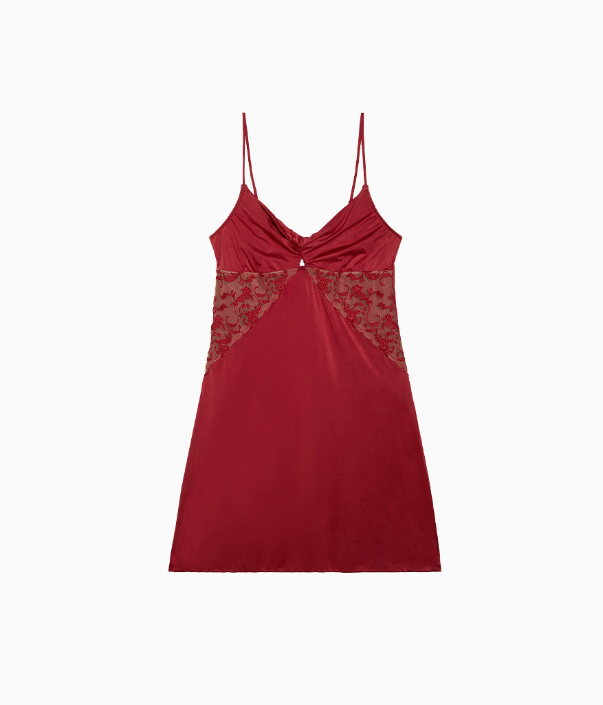 Wacoal Best Seller - Dramatic Interlude Chemise - Deep Red