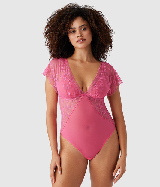Wacoal Great Value - Lifted In Luxury Bodysuit - Hot Pink