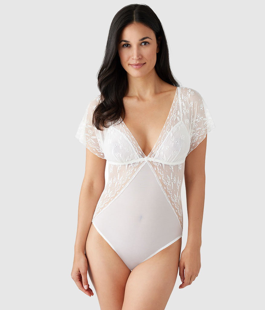 Wacoal Discount - Lifted In Luxury Bodysuit - Egret