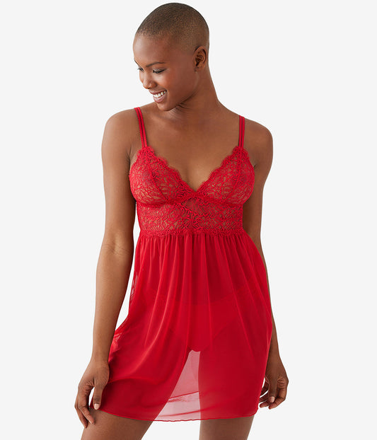 Wacoal Essential - It's On Chemise - Savvy Red