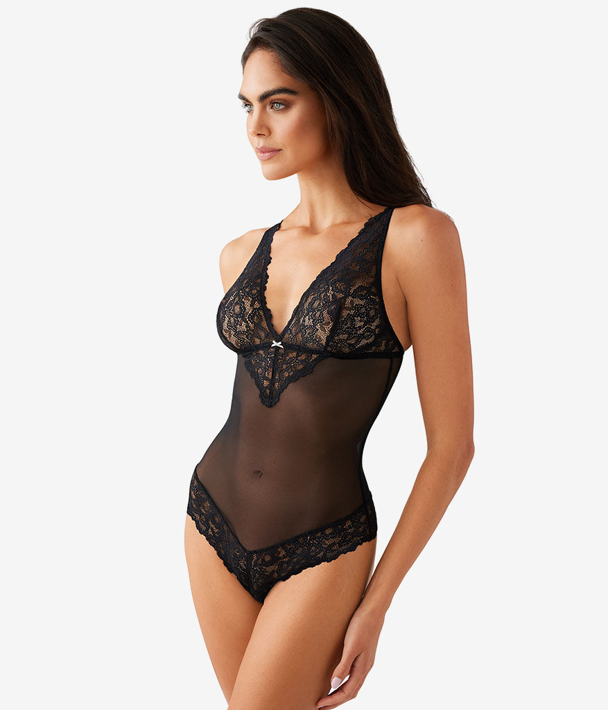 Wacoal Classic - b.charming Bodysuit - Blackened Pearl