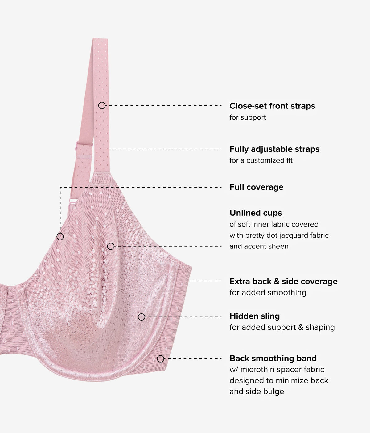 Wacoal Best Price - Back Appeal® Underwire Bra - Lilas