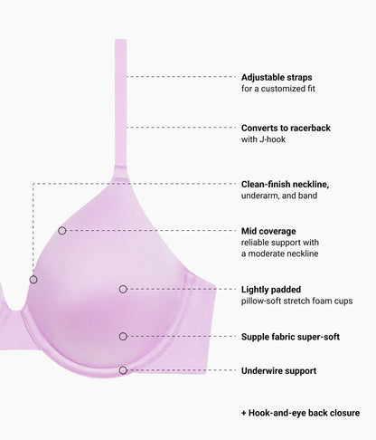 Wacoal Exclusive - Future Foundation T-Shirt Bra - Smoky Grape
