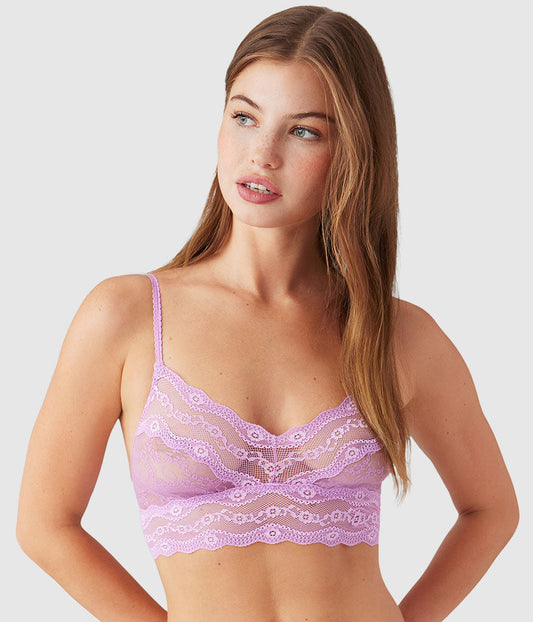 Wacoal Popular - Lace Kiss Bralette - Smoky Grape