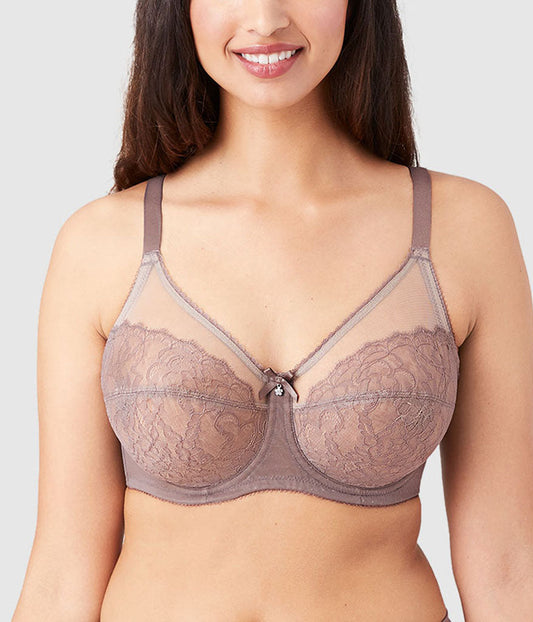 Wacoal Deals - Retro Chic Full Figure Underwire Bra - Cappuccino
