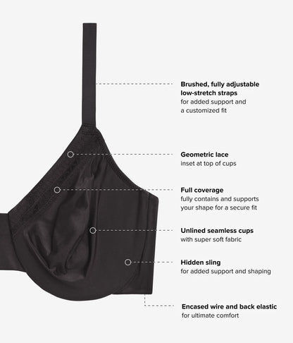 Wacoal Discount - Perfect Primer Full Figure Underwire Bra - Black