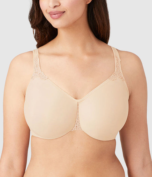 Wacoal Top Pick - Bodysuede Ultra Full Figure Seamless Underwire Bra - Sand