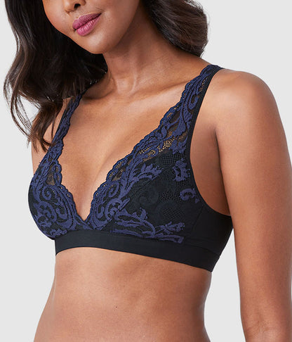 Wacoal Essential - Instant Icon® Bralette - Black/Eclipse