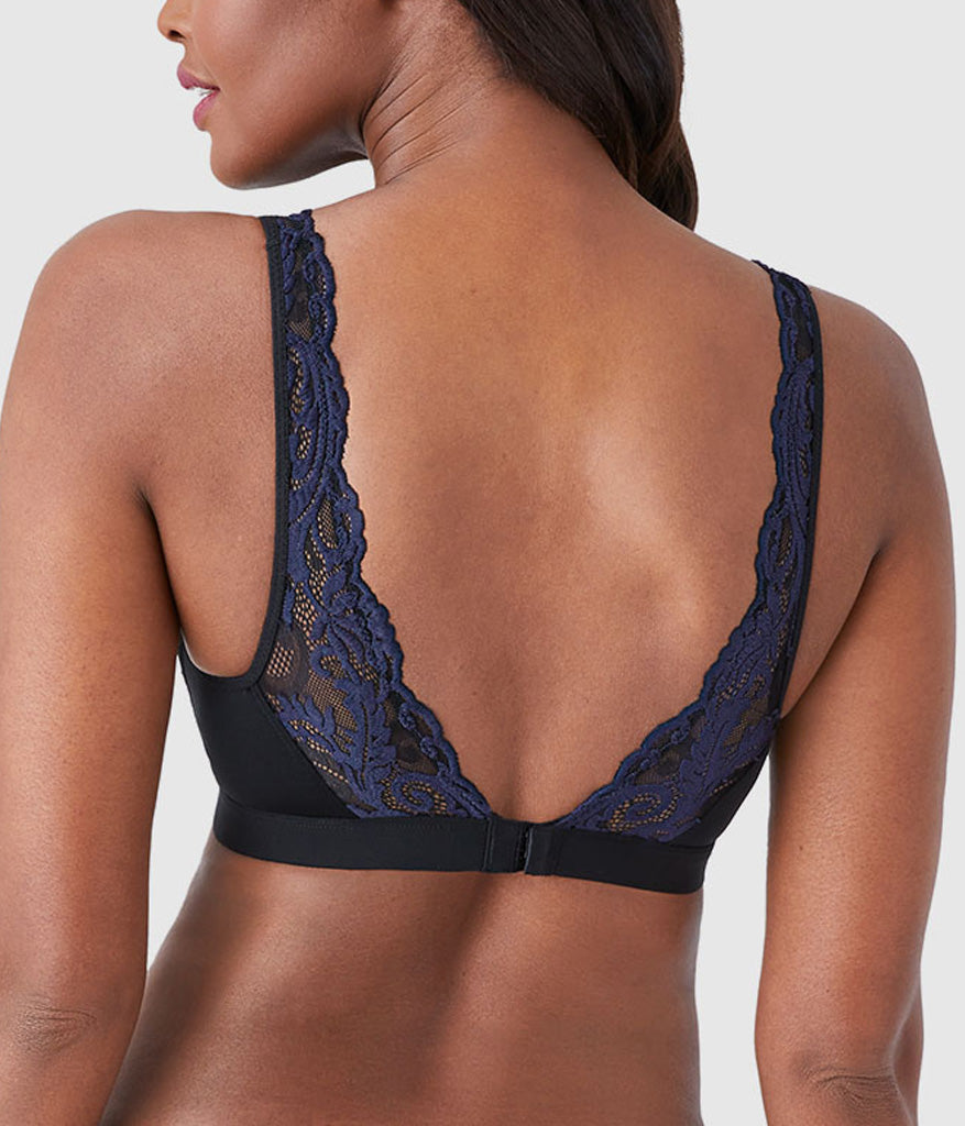 Wacoal Essential - Instant Icon® Bralette - Black/Eclipse