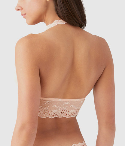 Wacoal Exclusive - Inspired Eyelet Halter Bralette - Rose Smoke