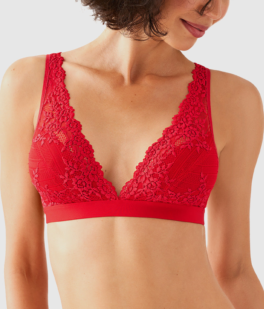 Wacoal Smart Buy - Embrace Lace® Wire Free Bralette - Equestrian Red