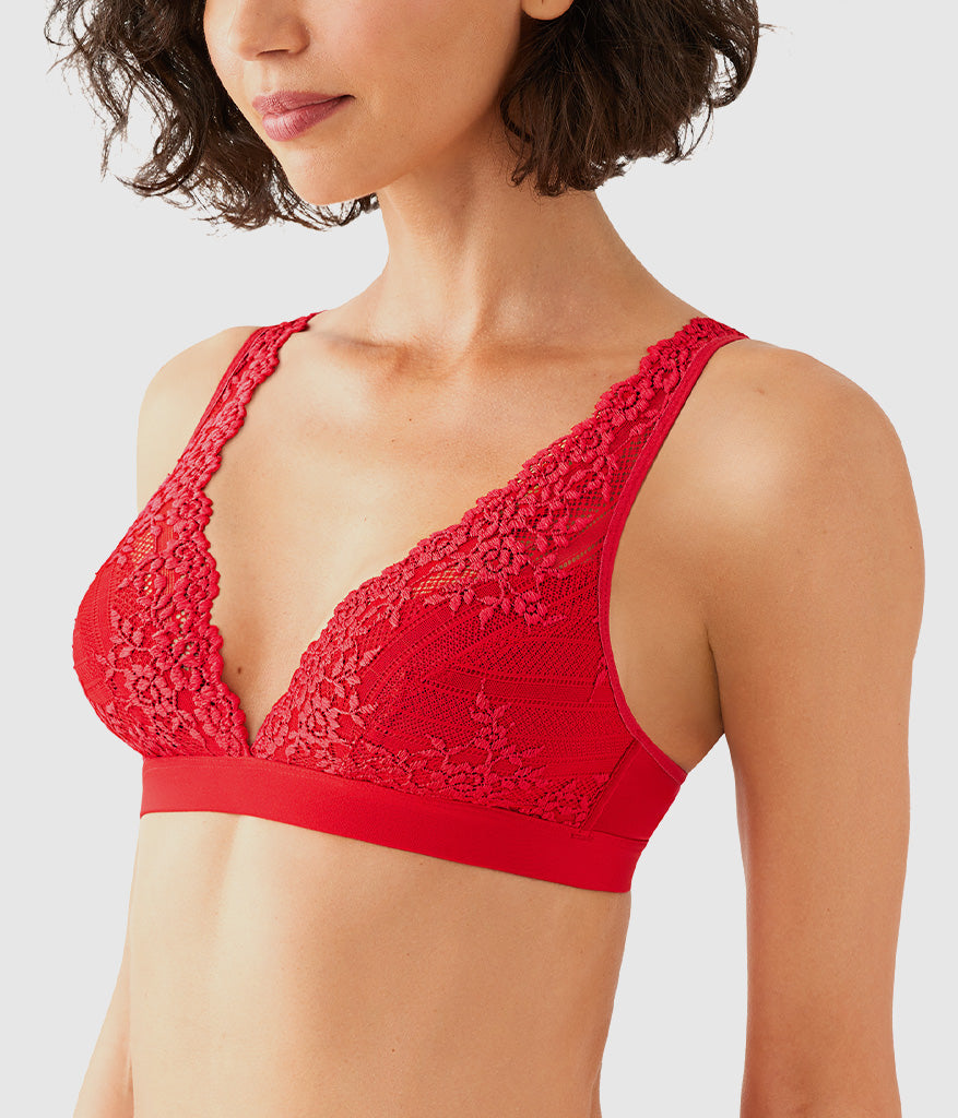 Wacoal Smart Buy - Embrace Lace® Wire Free Bralette - Equestrian Red