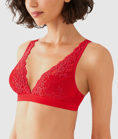 Wacoal Smart Buy - Embrace Lace® Wire Free Bralette - Equestrian Red