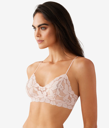 Wacoal Value - Feeling Famous Bralette - Rose Smoke/White