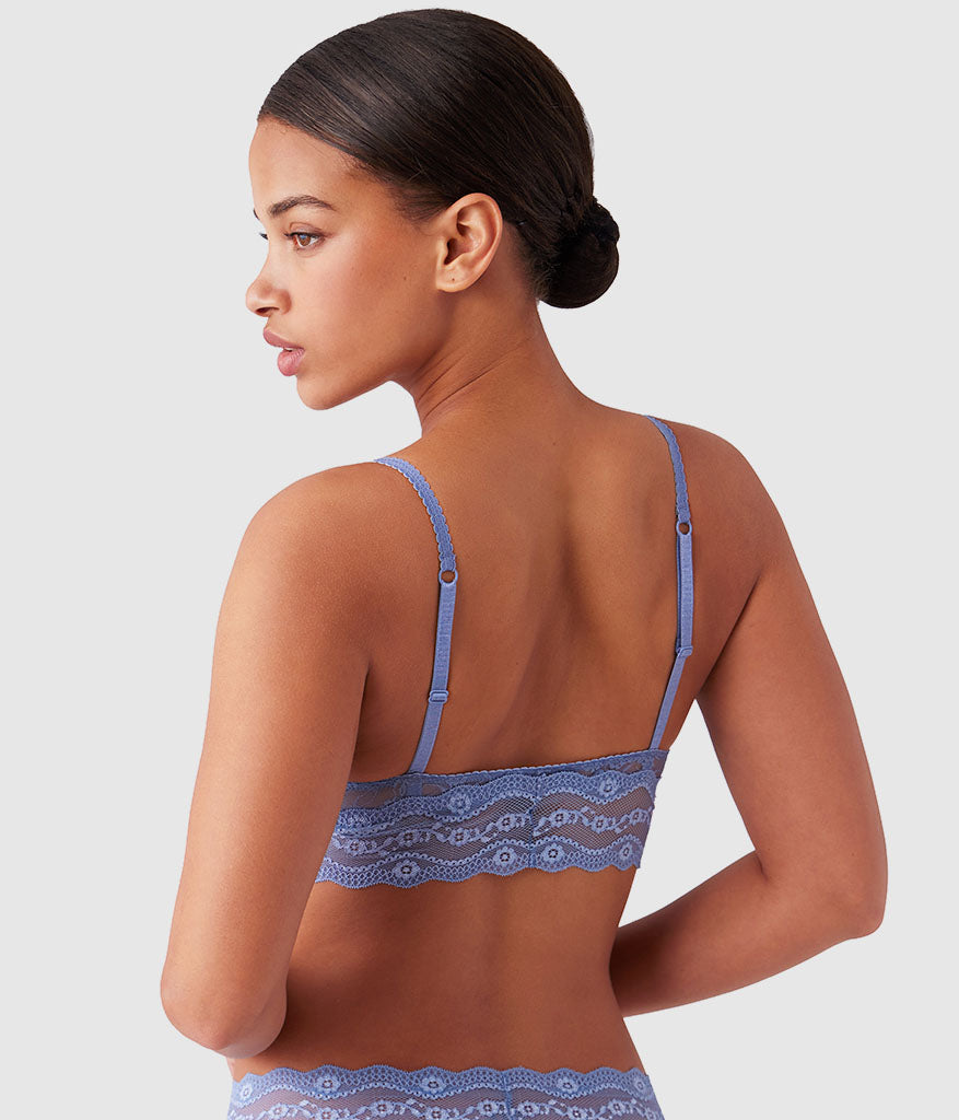 Wacoal Great Value - Lace Kiss Bralette - Country Blue