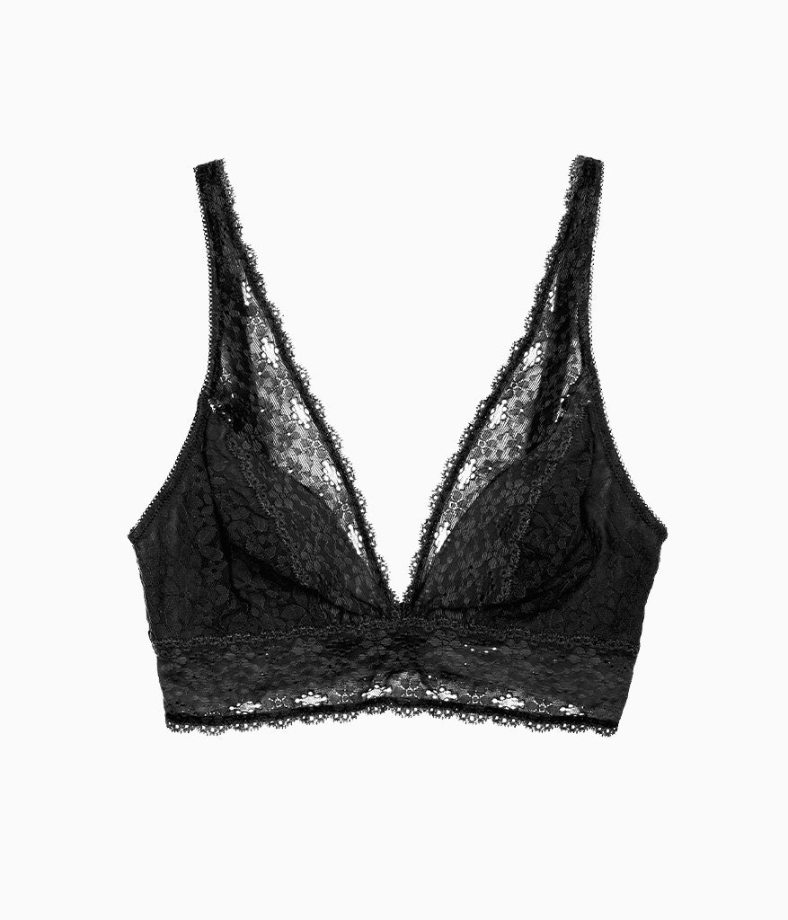 Wacoal Trending - Halo Lace Wire Free Bralette - Black