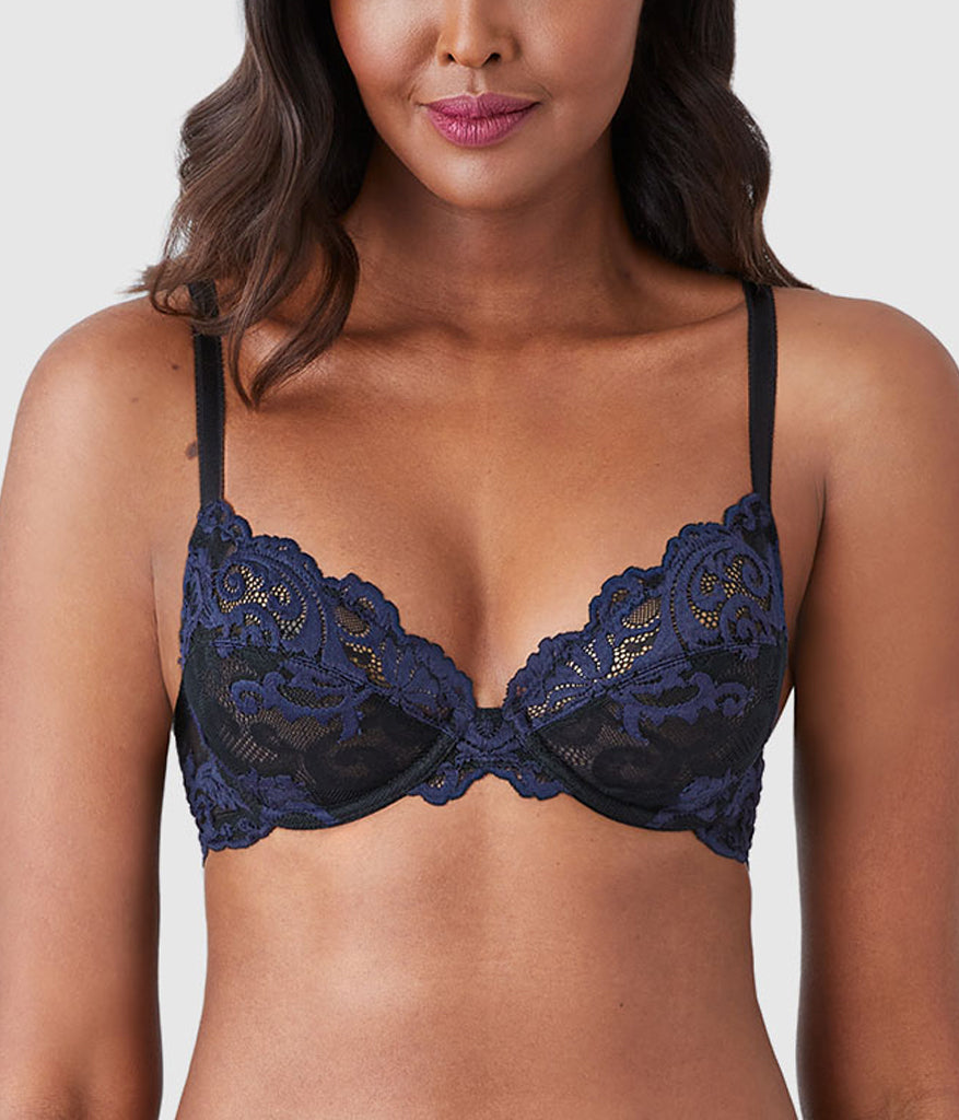 Wacoal Smart Buy - Instant Icon® Underwire Bra - Black/Eclipse