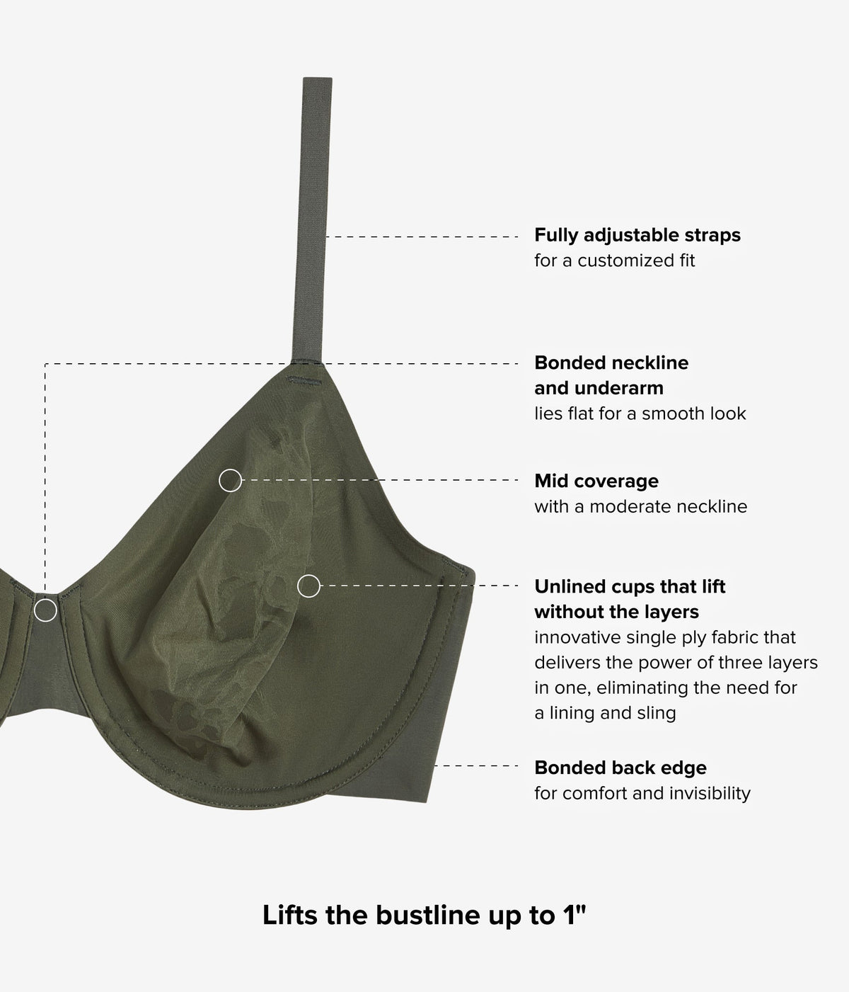 Wacoal Deals - Confidence Boost™ Underwire Bra - Kambaba