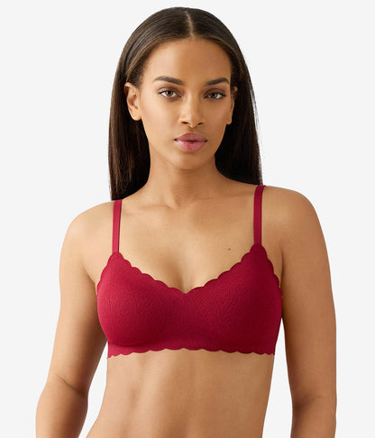 Wacoal Sale - b.wow'd Lace Wire Free Bra - Biking Red