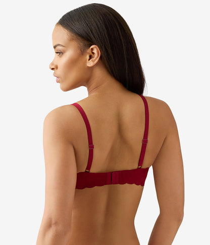 Wacoal Sale - b.wow'd Lace Wire Free Bra - Biking Red