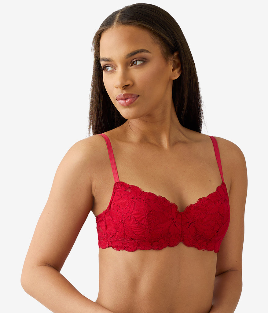 Wacoal Best Price - Feeling Famous Balconette Contour Bra - Chili Pepper/Biking Red