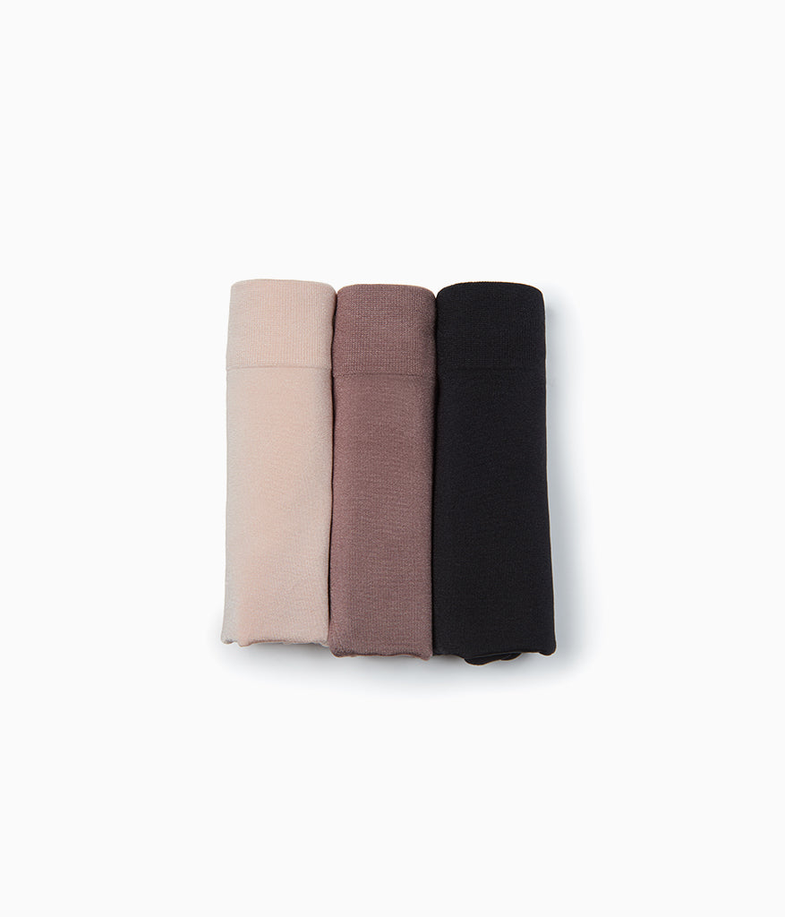 Wacoal Special Offer - B-Smooth® Packaged Hi-Cut - Rose Dust/Deep Taupe/Black