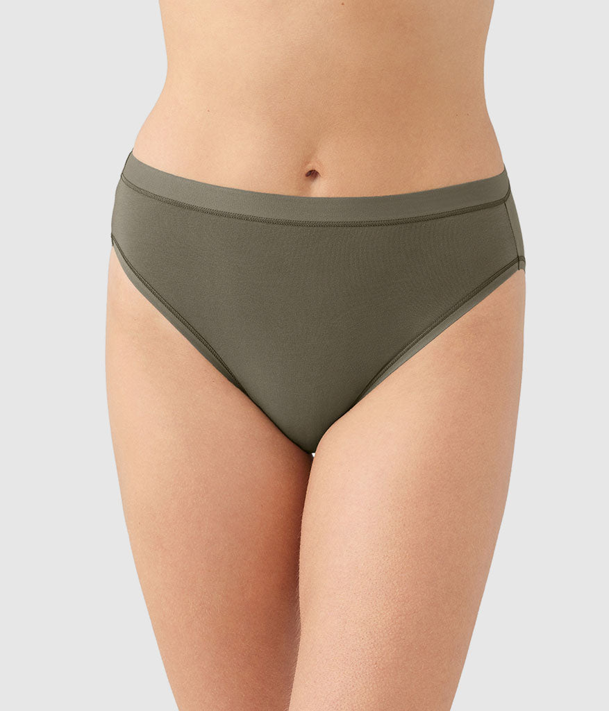 Wacoal Premium - Understated Cotton Hi-Cut - Bungee Cord