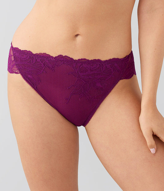 Wacoal Latest - Vivid Attraction Hi-Cut - Dark Purple