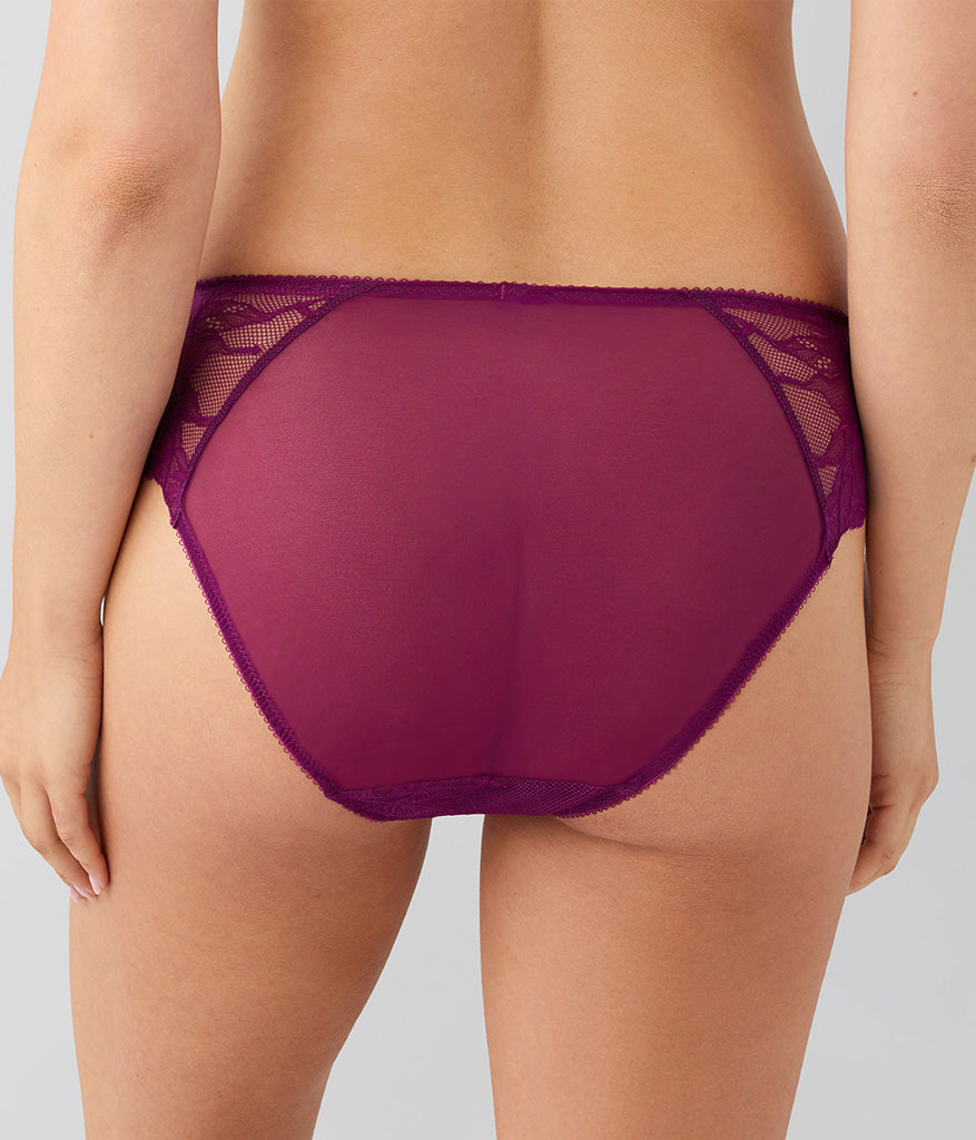 Wacoal Latest - Vivid Attraction Hi-Cut - Dark Purple