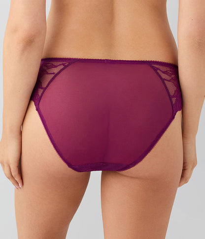 Wacoal Latest - Vivid Attraction Hi-Cut - Dark Purple