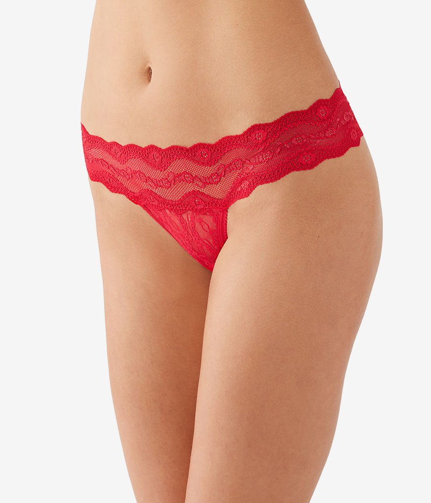 Wacoal Quality - Lace Kiss Thong - Crimson Red