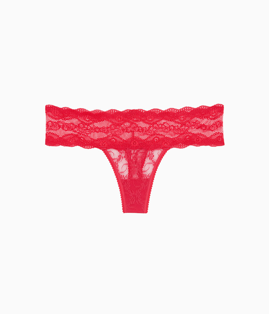 Wacoal Quality - Lace Kiss Thong - Crimson Red