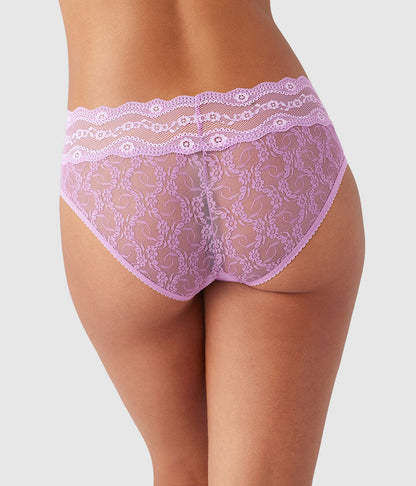 Wacoal Hot Sale - Lace Kiss Hipster - Smoky Grape
