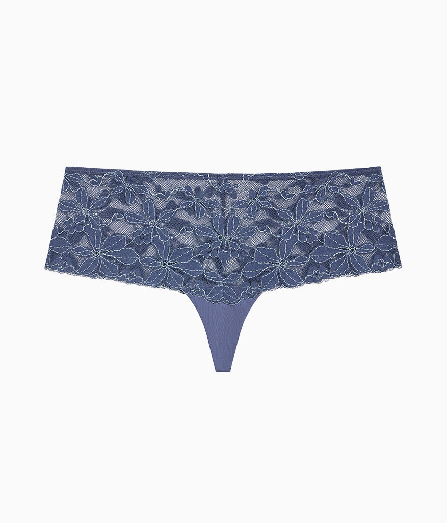 Wacoal Quality - Feeling Famous Tanga - Crown Blue/ Blue Glow