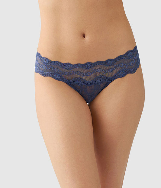 Wacoal Great Value - Lace Kiss Bikini - Crown Blue
