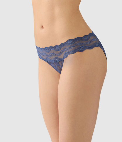 Wacoal Great Value - Lace Kiss Bikini - Crown Blue