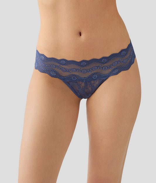 Wacoal Top Pick - Lace Kiss Thong - Crown Blue