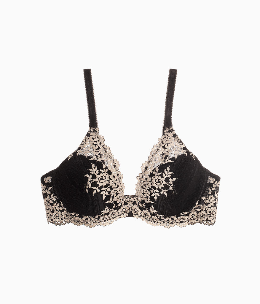 Wacoal Classic - Embrace Lace® Plunge Bra - Black