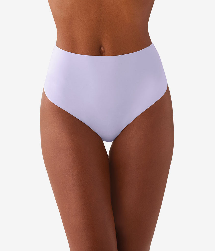Wacoal Premium - b.bare Hi-Waist Thong - Thistle