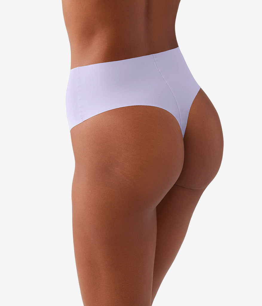 Wacoal Premium - b.bare Hi-Waist Thong - Thistle