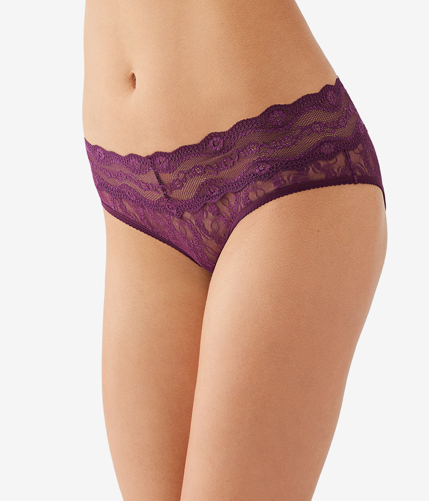 Wacoal Everyday - Lace Kiss Hipster - Potent Purple
